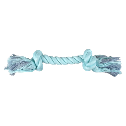 Speelgoed Small Dog Cub Touw Izra met 2 knopen turquoise - Nora-Lou