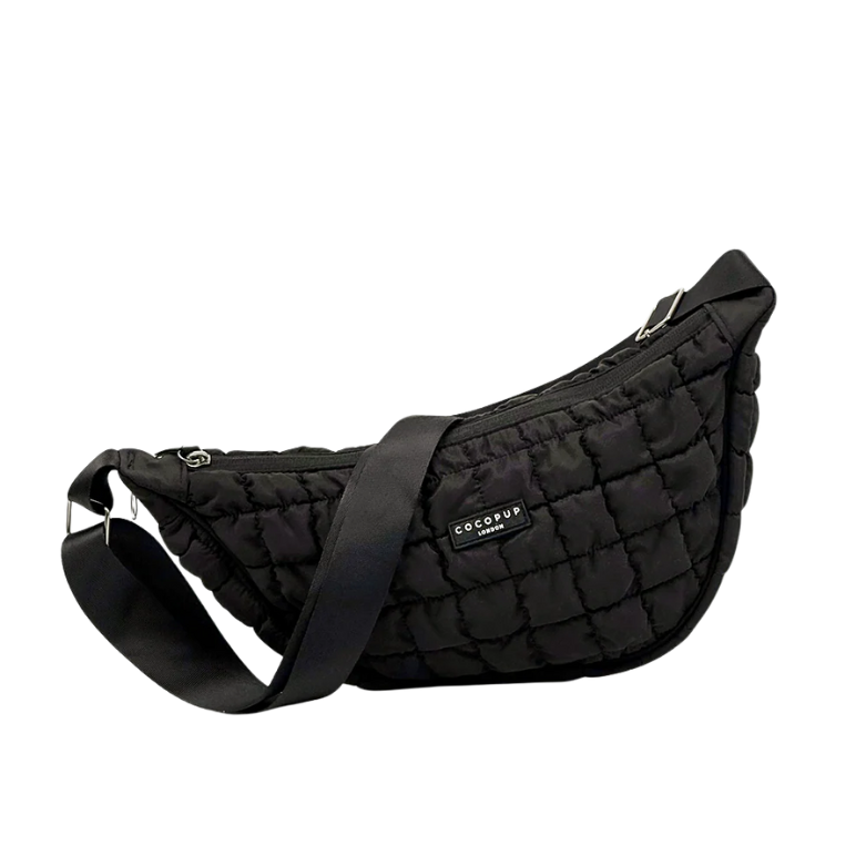 Cocopup Crossbody Crescent Hondenuitlaat Tas - Onyx