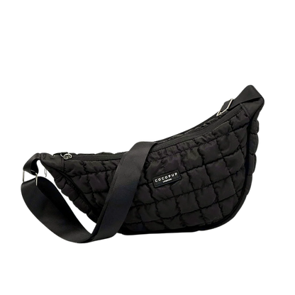 Cocopup Crossbody Crescent Hondenuitlaat Tas - Onyx