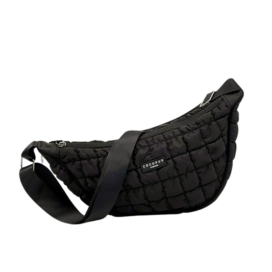 Cocopup Crossbody Crescent Hondenuitlaat Tas - Onyx