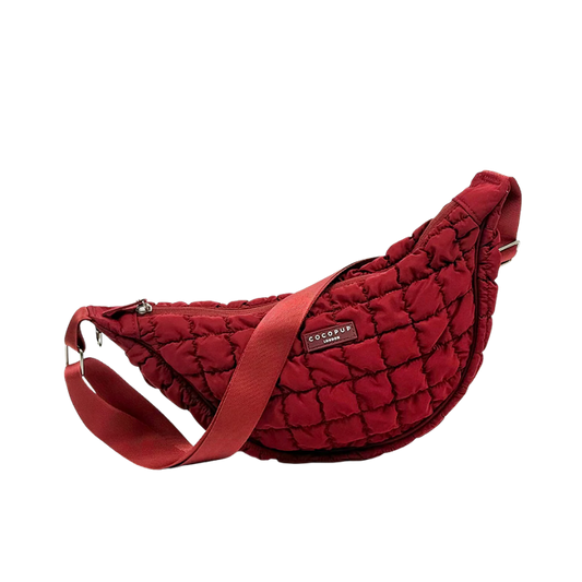 Cocopup Crossbody Crescent Hondenuitlaat Tas - Merlot