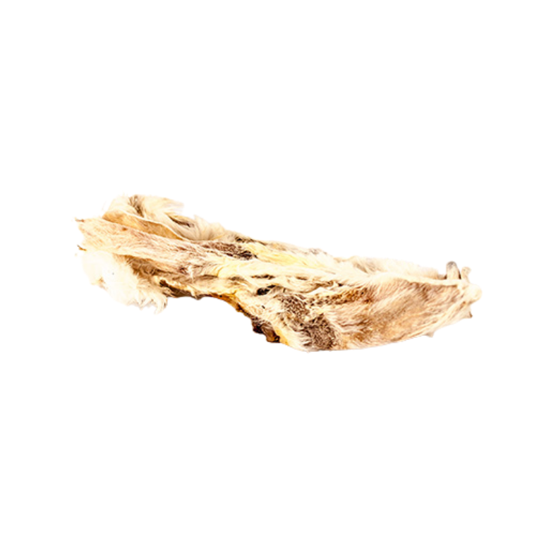 Natuurlijke kauwsnack - Konijnenoren met vacht (250gr) - Nora-Lou