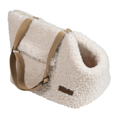 AB Curl Plush tote bag white - S