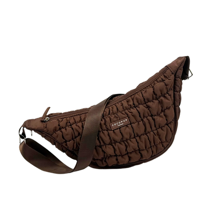 Cocopup Crossbody Crescent Hondenuitlaat Tas - Espresso