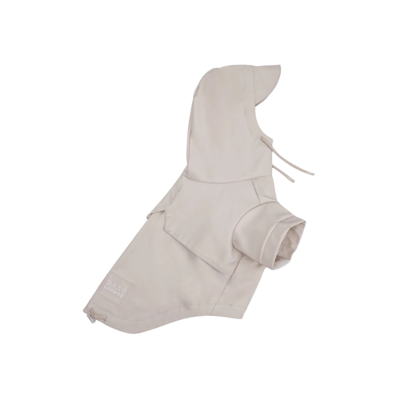Regenjas hond Beige