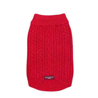 Cocopup London Gebreide trui - Rood