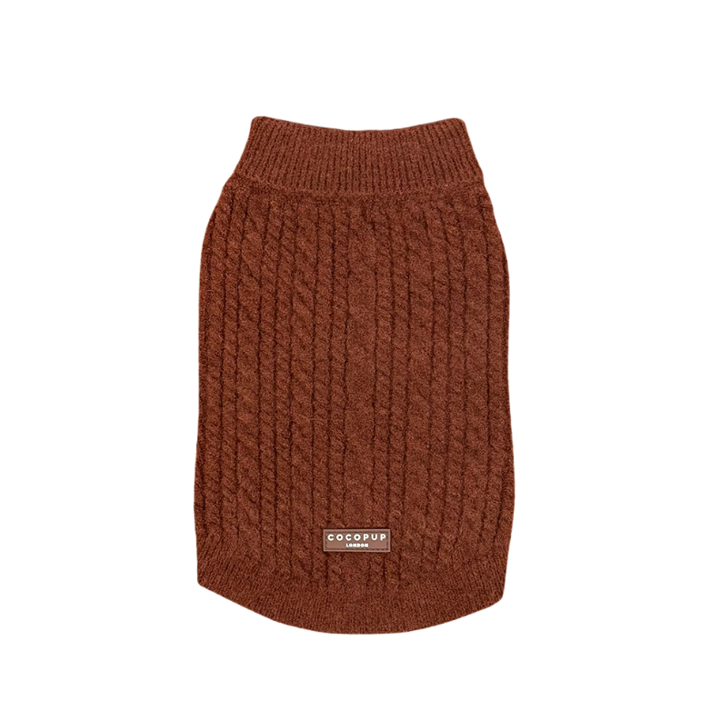 Cocopup London Gebreide trui - Bruin