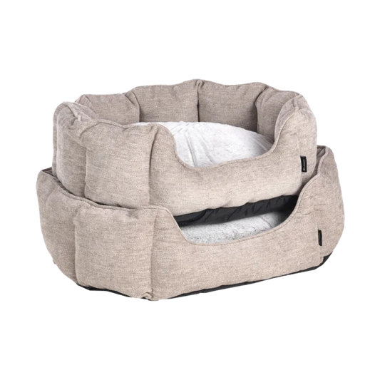 Mand Maylo Achthoek Beige