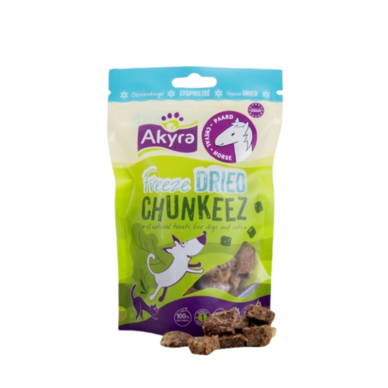 Akyra Gevriesdroogde Snack - Paard (60gr) - Nora-Lou