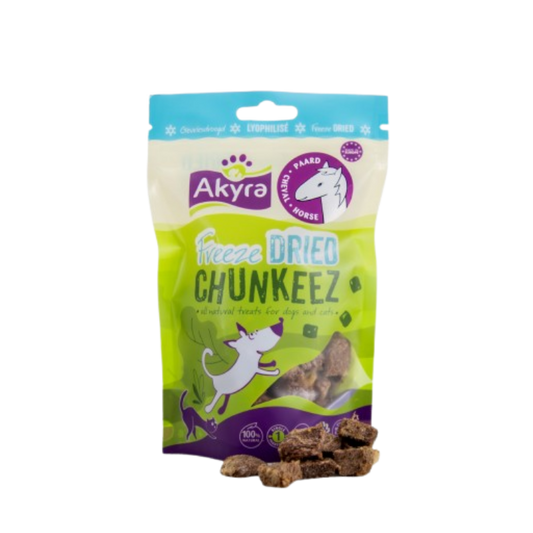 Akyra Gevriesdroogde Snack - Paard (60gr) - Nora-Lou