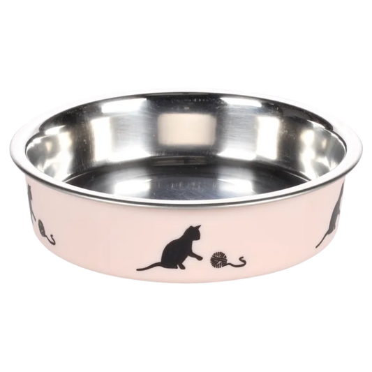 Eet- en drinkpot Dena Rond Roze & Zilver