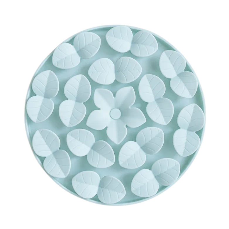 Sky Blue Circular Enrichment Lick Mat