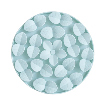 Sky Blue Circular Enrichment Lick Mat