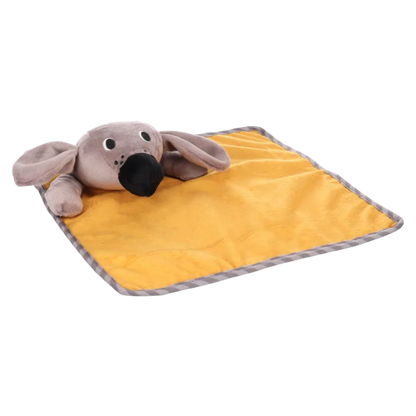 Speelgoed Puppy Livo Knuffeldoek & Hond Oker