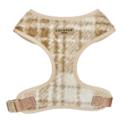 Cocopup adjustable harness HIGHLAND FLEECE