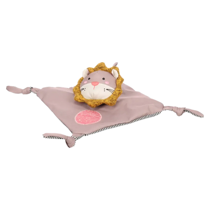 Speelgoed Puppy Britty Knuffeldoek & Leeuw Plat Taupe