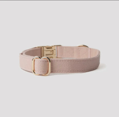 Furlou Canvas halsband - Poederroze