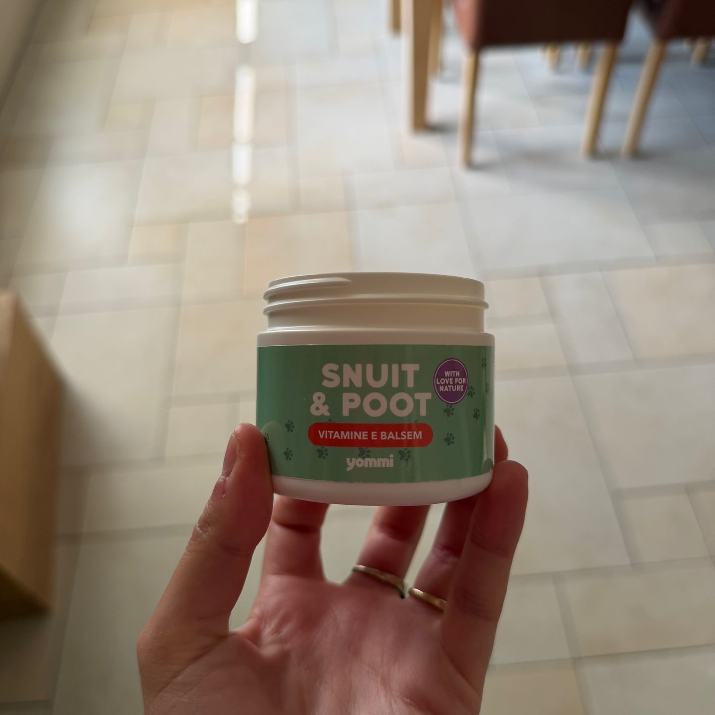 Neus- en potenbalsem zonder deksel