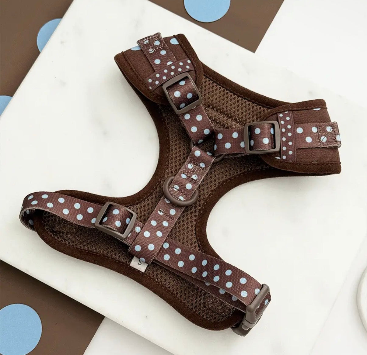 Cocopup harnas verstelbaar BISCOTTI BLUE