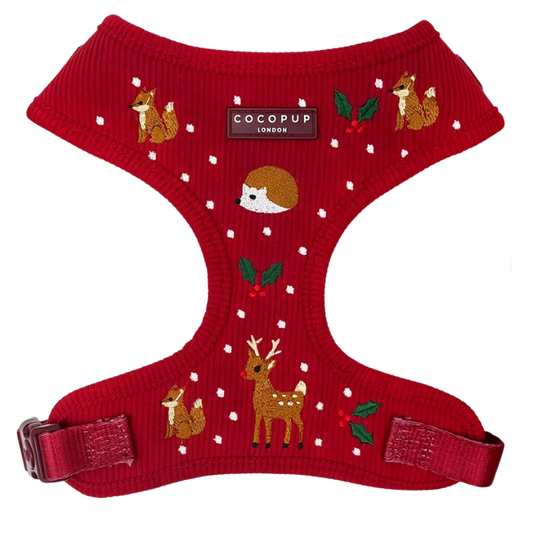 Cocopup harnas verstelbaar HOLLY JOLLY TRAILS