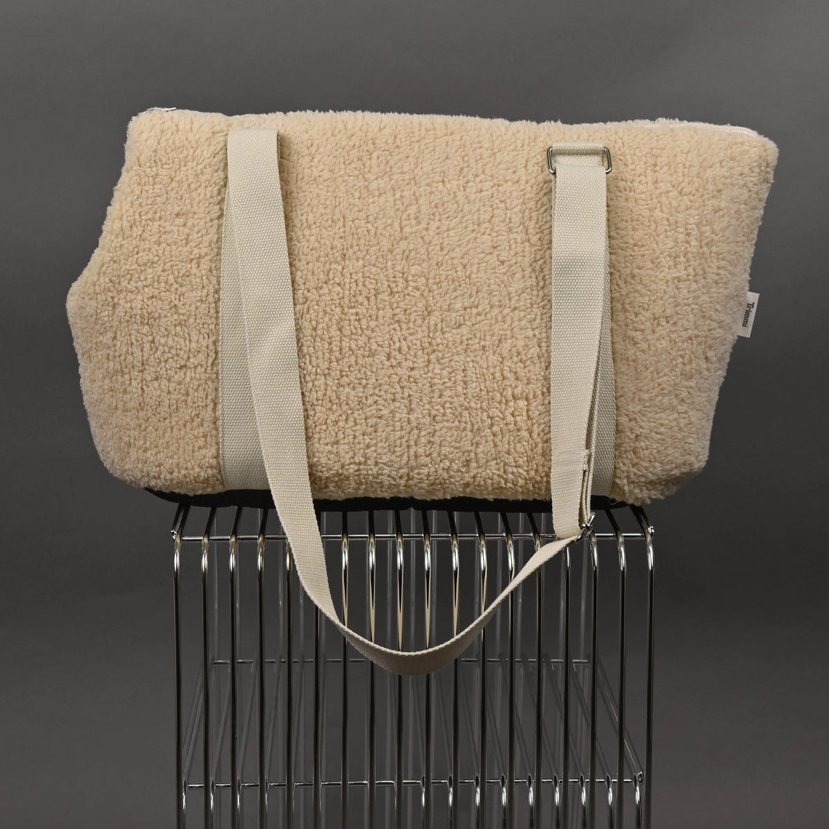 Beige Teddy Draagtas