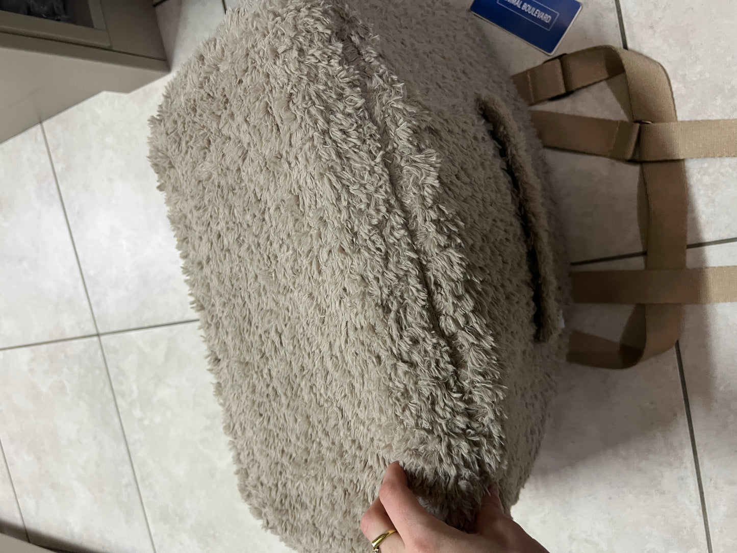 AB Teddy draagtas Beige - S - Nora-Lou