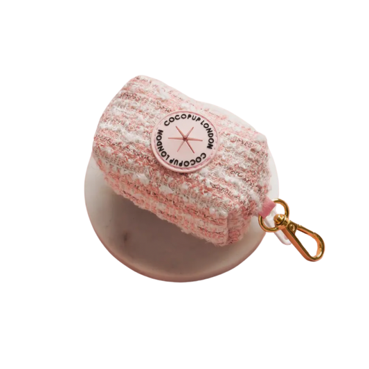 Cocopup Poepzakhouder - ROZE TWEED - Nora-Lou