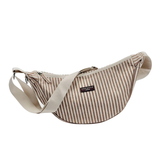 Cocopup Crossbody Crescent Hondenuitlaat Tas - London Linnen - Nora-Lou