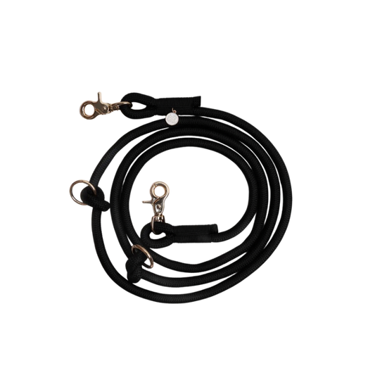 Furlou Handsfree hondenriem - ZWART - Nora-Lou