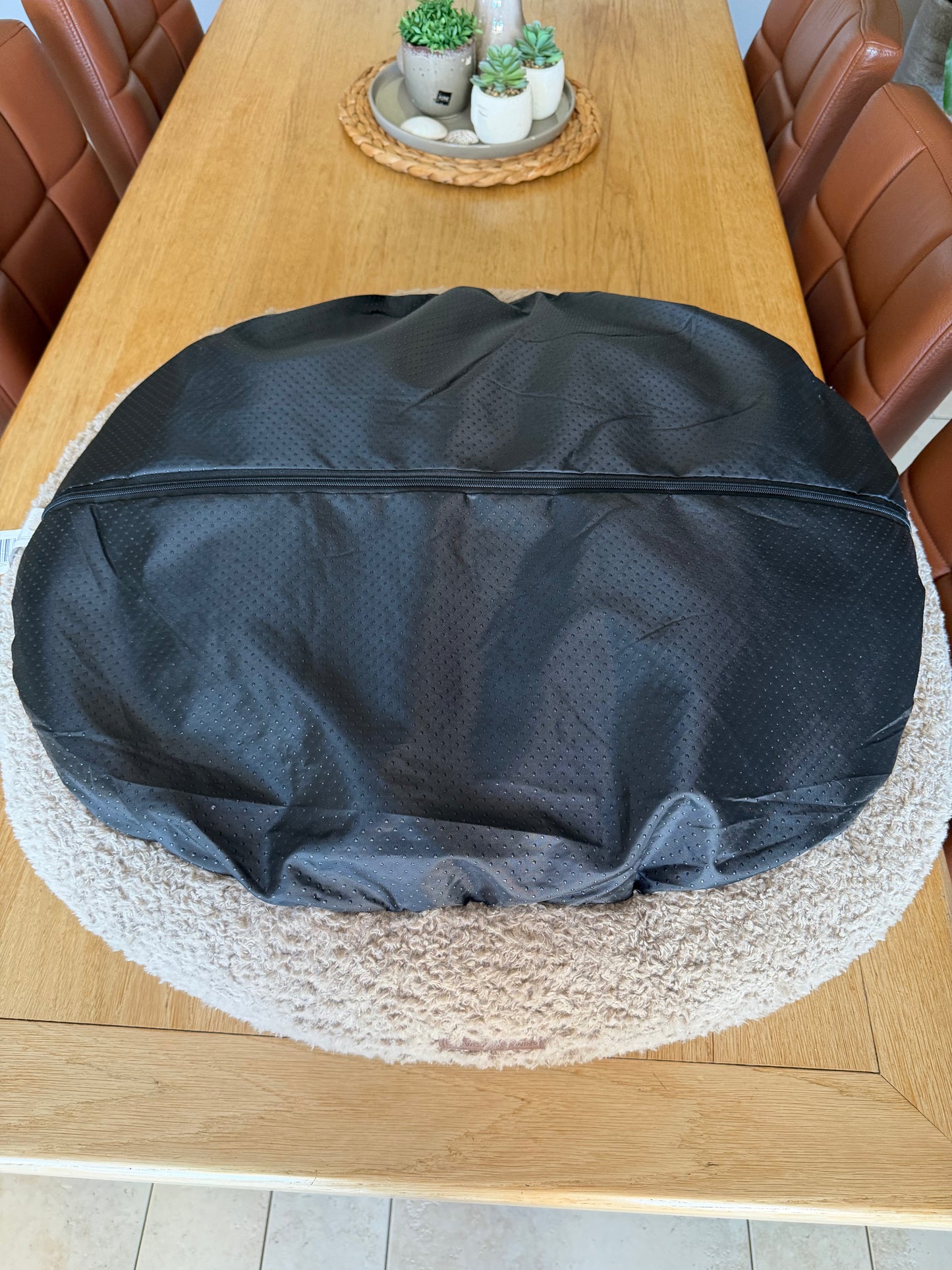 Chubby Curl Plush Orthopedische mand maat M (met fabrieksfoutje)