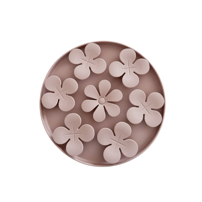 Slow feeder bloemen roze