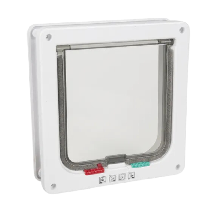 Kattenluik 4-standen Idda (zwart en wit) - Nora-Lou