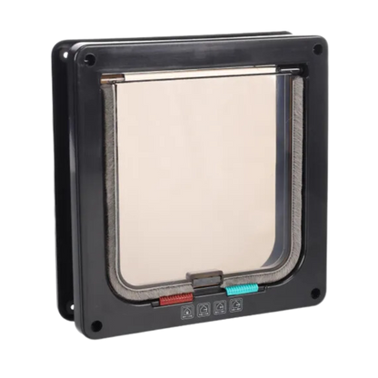 Kattenluik 4-standen Idda (zwart en wit) - Nora-Lou