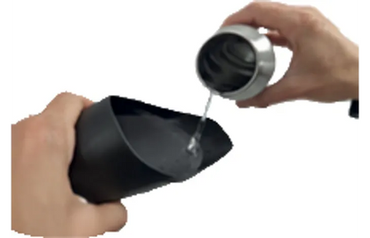 Waterfles Tirsty Inox Zwart - Nora-Lou