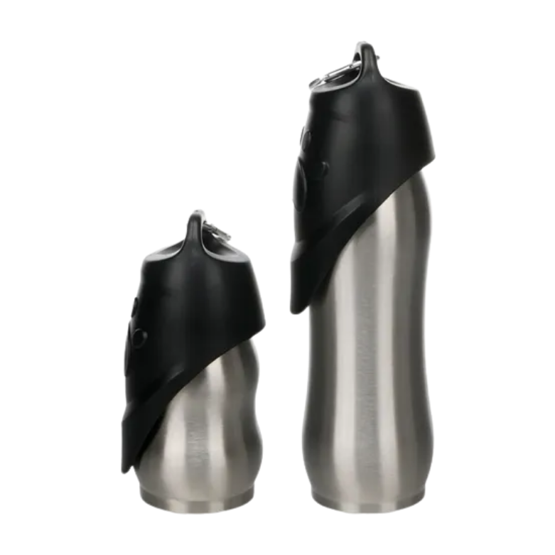 Waterfles Tirsty Inox Zwart - Nora-Lou