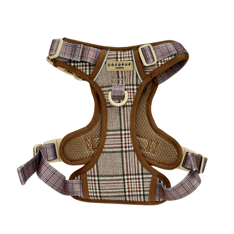 Cocopup harnas verstelbaar EXPLORE PUP PLAID