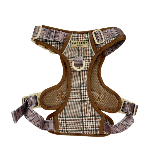 Cocopup harnas verstelbaar EXPLORE PUP PLAID - Nora-Lou