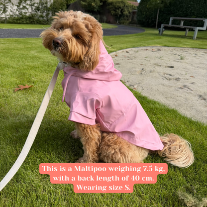 Regenjas hond Roze - Nora-Lou