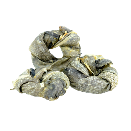 Akyra Natuurlijke kauwsnack - Kabeljauwhuidringen (200gr)