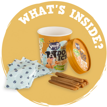 Smoofl Mix Peanut butter voor hondenijs