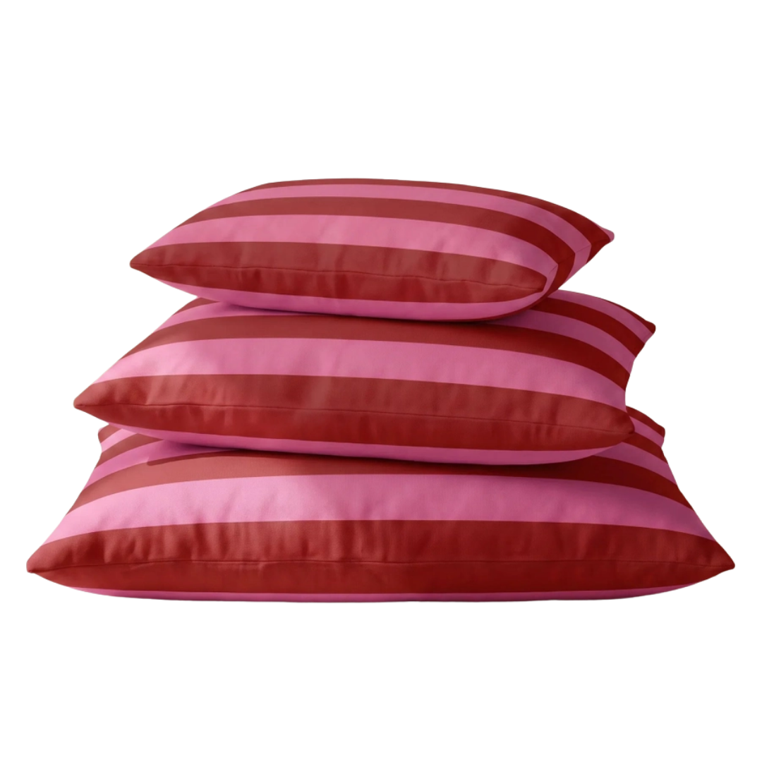 Hondenkussen Stripes Bordeaux-roze
