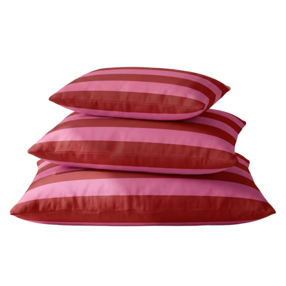 Hondenkussen Stripes Bordeaux-roze