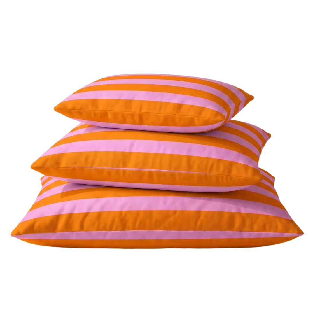 Hondenkussen Stripes Oranje-roze