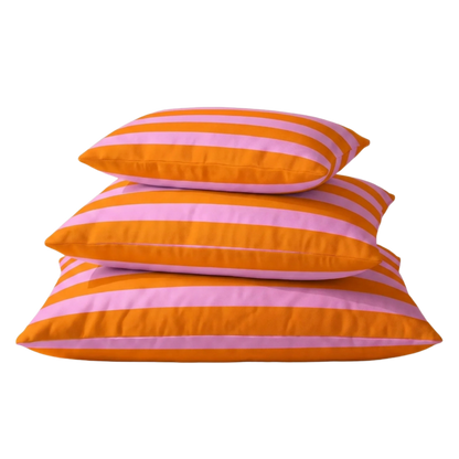 Hondenkussen Stripes Oranje-roze