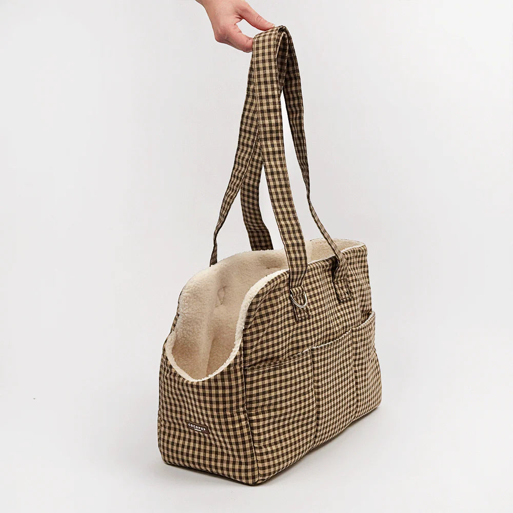 Cocopup London Draagtas - COTSWOLD CHECK - Nora-Lou