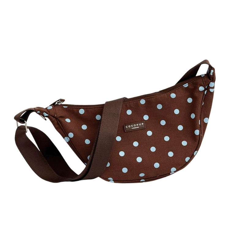 Cocopup Crossbody Crescent Hondenuitlaat Tas - BISCOTTI BLUE