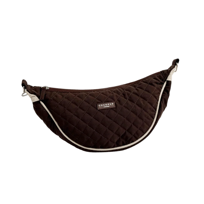 Cocopup Crossbody Crescent Hondenuitlaat Tas - BURFORD QUILTED