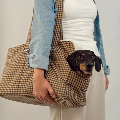 Cocopup London Draagtas - COTSWOLD CHECK - Nora-Lou