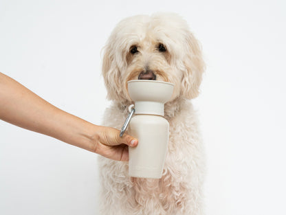 Travel Bottle Flip Beige 0,59 L