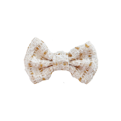 Cocopup strikje WHITE TWEED